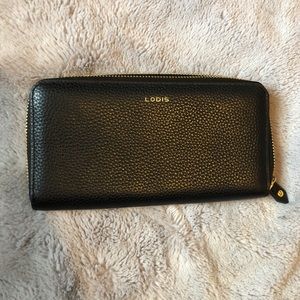 Lodis Black Leather wallet